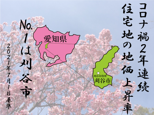 2021年愛知県地価コラム表紙