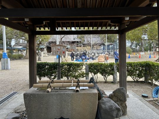 入海神社のどんど焼き