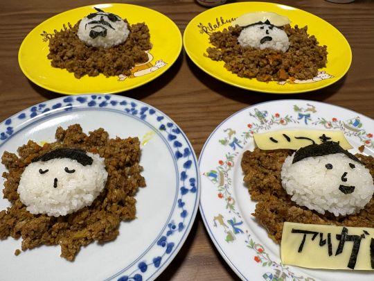 母の日はドライカレー